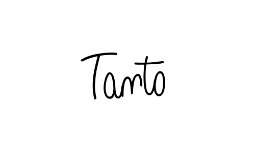 How to Draw Tanto signature style? Angelique-Rose-font-FFP is a latest design signature styles for name Tanto. Tanto signature style 5 images and pictures png