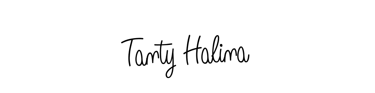 How to Draw Tanty Halina signature style? Angelique-Rose-font-FFP is a latest design signature styles for name Tanty Halina. Tanty Halina signature style 5 images and pictures png