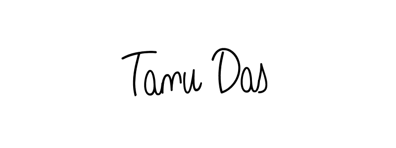 How to make Tanu Das name signature. Use Angelique-Rose-font-FFP style for creating short signs online. This is the latest handwritten sign. Tanu Das signature style 5 images and pictures png