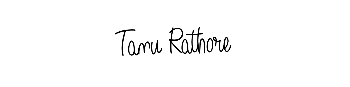 How to Draw Tanu Rathore signature style? Angelique-Rose-font-FFP is a latest design signature styles for name Tanu Rathore. Tanu Rathore signature style 5 images and pictures png