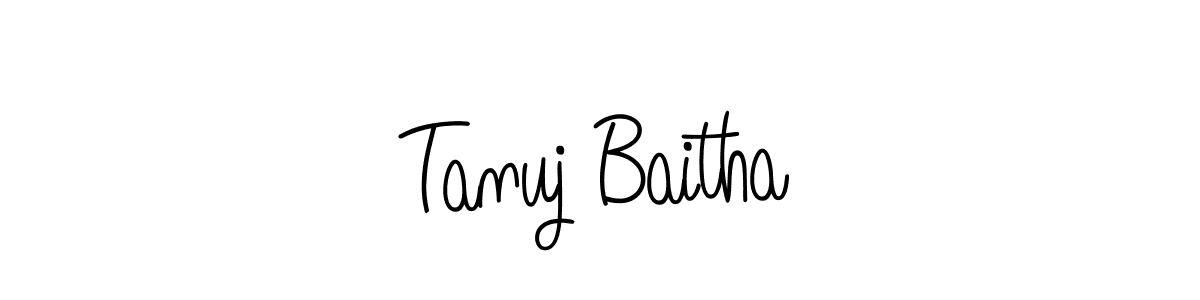 You can use this online signature creator to create a handwritten signature for the name Tanuj Baitha. This is the best online autograph maker. Tanuj Baitha signature style 5 images and pictures png