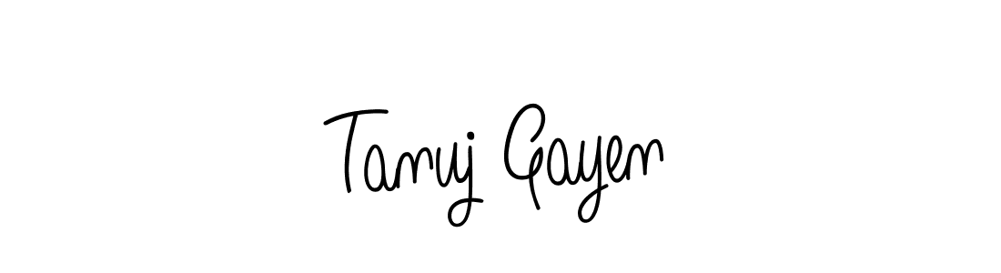 Make a beautiful signature design for name Tanuj Gayen. Use this online signature maker to create a handwritten signature for free. Tanuj Gayen signature style 5 images and pictures png