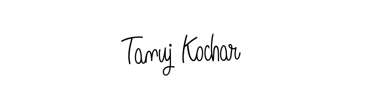 Tanuj Kochar stylish signature style. Best Handwritten Sign (Angelique-Rose-font-FFP) for my name. Handwritten Signature Collection Ideas for my name Tanuj Kochar. Tanuj Kochar signature style 5 images and pictures png