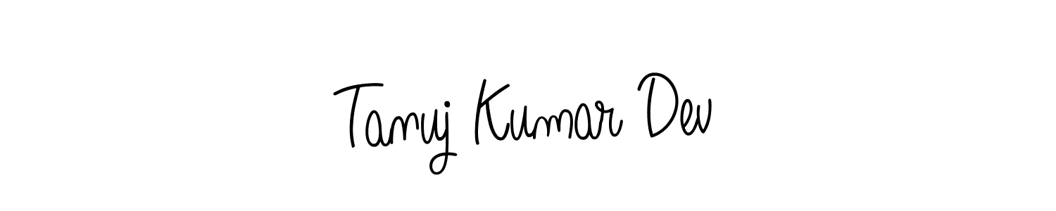 Also we have Tanuj Kumar Dev name is the best signature style. Create professional handwritten signature collection using Angelique-Rose-font-FFP autograph style. Tanuj Kumar Dev signature style 5 images and pictures png