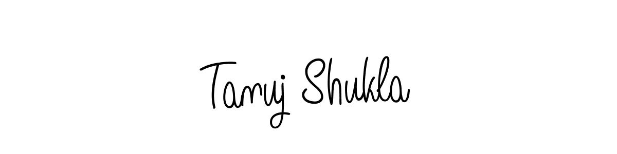 Also we have Tanuj Shukla name is the best signature style. Create professional handwritten signature collection using Angelique-Rose-font-FFP autograph style. Tanuj Shukla signature style 5 images and pictures png