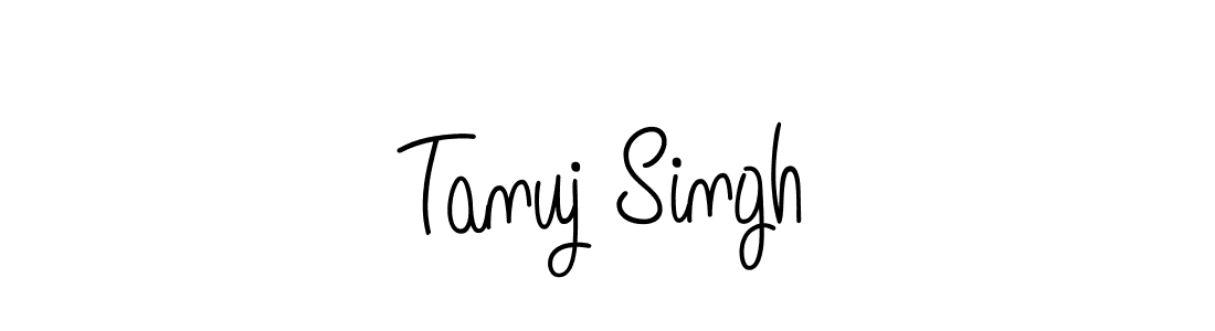 Create a beautiful signature design for name Tanuj Singh. With this signature (Angelique-Rose-font-FFP) fonts, you can make a handwritten signature for free. Tanuj Singh signature style 5 images and pictures png