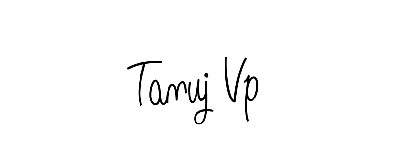 How to Draw Tanuj Vp signature style? Angelique-Rose-font-FFP is a latest design signature styles for name Tanuj Vp. Tanuj Vp signature style 5 images and pictures png