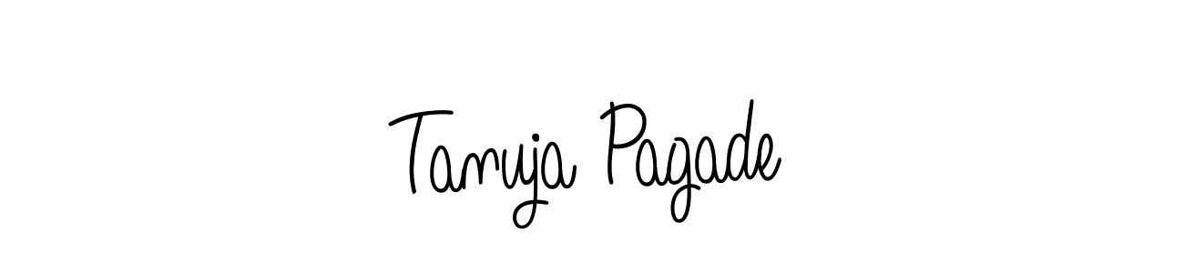 Check out images of Autograph of Tanuja Pagade name. Actor Tanuja Pagade Signature Style. Angelique-Rose-font-FFP is a professional sign style online. Tanuja Pagade signature style 5 images and pictures png