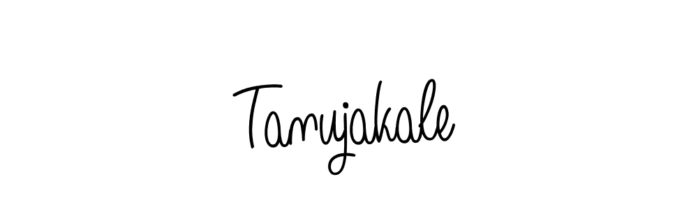 You should practise on your own different ways (Angelique-Rose-font-FFP) to write your name (Tanujakale) in signature. don't let someone else do it for you. Tanujakale signature style 5 images and pictures png