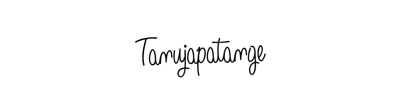 if you are searching for the best signature style for your name Tanujapatange. so please give up your signature search. here we have designed multiple signature styles  using Angelique-Rose-font-FFP. Tanujapatange signature style 5 images and pictures png