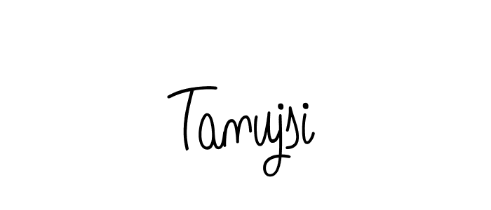 Once you've used our free online signature maker to create your best signature Angelique-Rose-font-FFP style, it's time to enjoy all of the benefits that Tanujsi name signing documents. Tanujsi signature style 5 images and pictures png