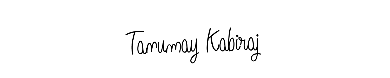 Use a signature maker to create a handwritten signature online. With this signature software, you can design (Angelique-Rose-font-FFP) your own signature for name Tanumay Kabiraj. Tanumay Kabiraj signature style 5 images and pictures png