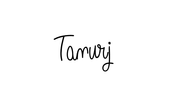 Create a beautiful signature design for name Tanurj. With this signature (Angelique-Rose-font-FFP) fonts, you can make a handwritten signature for free. Tanurj signature style 5 images and pictures png