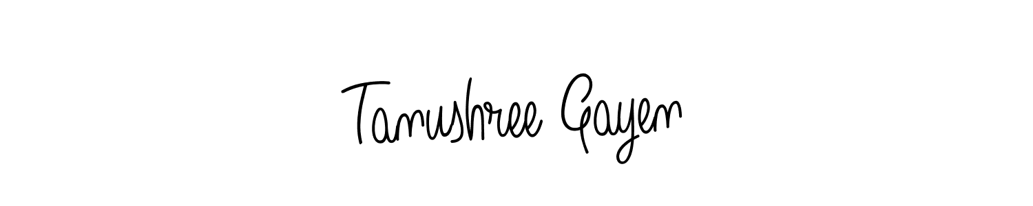 Best and Professional Signature Style for Tanushree Gayen. Angelique-Rose-font-FFP Best Signature Style Collection. Tanushree Gayen signature style 5 images and pictures png
