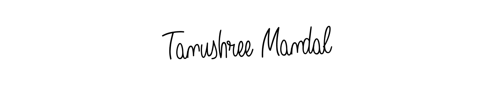 This is the best signature style for the Tanushree Mandal name. Also you like these signature font (Angelique-Rose-font-FFP). Mix name signature. Tanushree Mandal signature style 5 images and pictures png