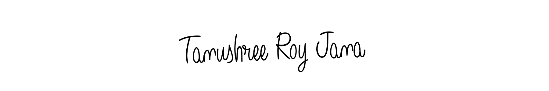 Once you've used our free online signature maker to create your best signature Angelique-Rose-font-FFP style, it's time to enjoy all of the benefits that Tanushree Roy Jana name signing documents. Tanushree Roy Jana signature style 5 images and pictures png