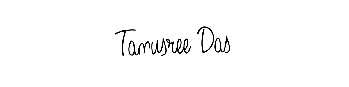 Tanusree Das stylish signature style. Best Handwritten Sign (Angelique-Rose-font-FFP) for my name. Handwritten Signature Collection Ideas for my name Tanusree Das. Tanusree Das signature style 5 images and pictures png