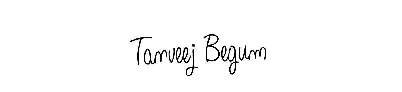 Once you've used our free online signature maker to create your best signature Angelique-Rose-font-FFP style, it's time to enjoy all of the benefits that Tanveej Begum name signing documents. Tanveej Begum signature style 5 images and pictures png