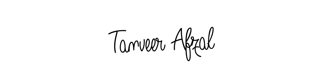 Create a beautiful signature design for name Tanveer Afzal. With this signature (Angelique-Rose-font-FFP) fonts, you can make a handwritten signature for free. Tanveer Afzal signature style 5 images and pictures png