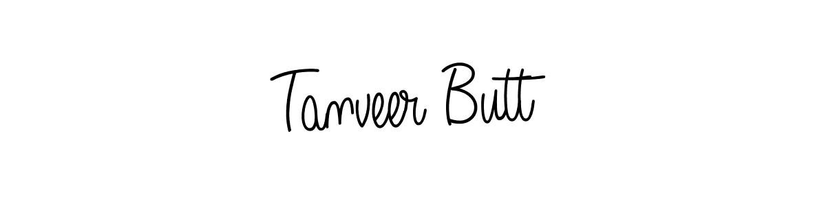 Also we have Tanveer Butt name is the best signature style. Create professional handwritten signature collection using Angelique-Rose-font-FFP autograph style. Tanveer Butt signature style 5 images and pictures png