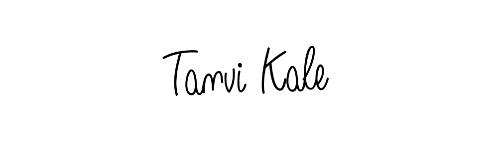 You should practise on your own different ways (Angelique-Rose-font-FFP) to write your name (Tanvi Kale) in signature. don't let someone else do it for you. Tanvi Kale signature style 5 images and pictures png