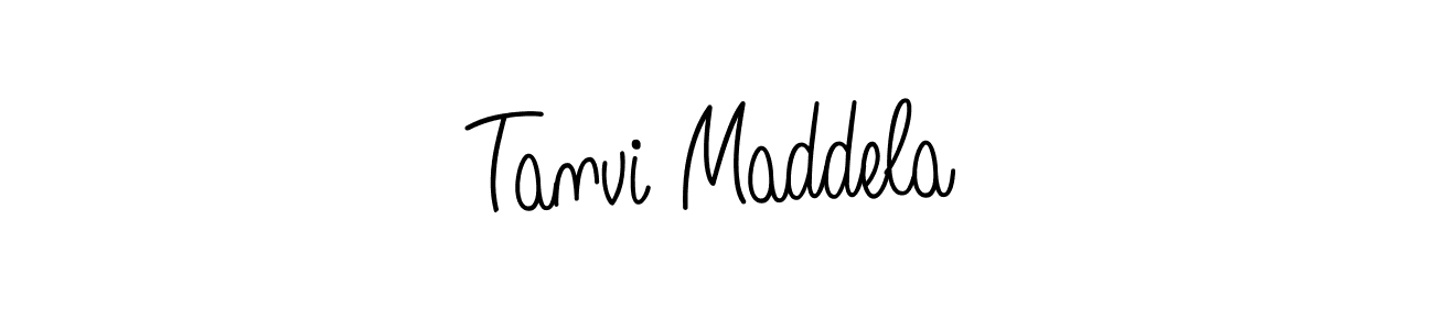 Make a beautiful signature design for name Tanvi Maddela. Use this online signature maker to create a handwritten signature for free. Tanvi Maddela signature style 5 images and pictures png