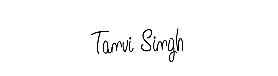 How to make Tanvi Singh signature? Angelique-Rose-font-FFP is a professional autograph style. Create handwritten signature for Tanvi Singh name. Tanvi Singh signature style 5 images and pictures png