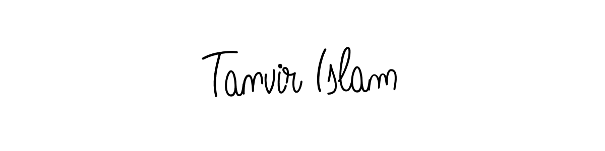 Use a signature maker to create a handwritten signature online. With this signature software, you can design (Angelique-Rose-font-FFP) your own signature for name Tanvir Islam. Tanvir Islam signature style 5 images and pictures png