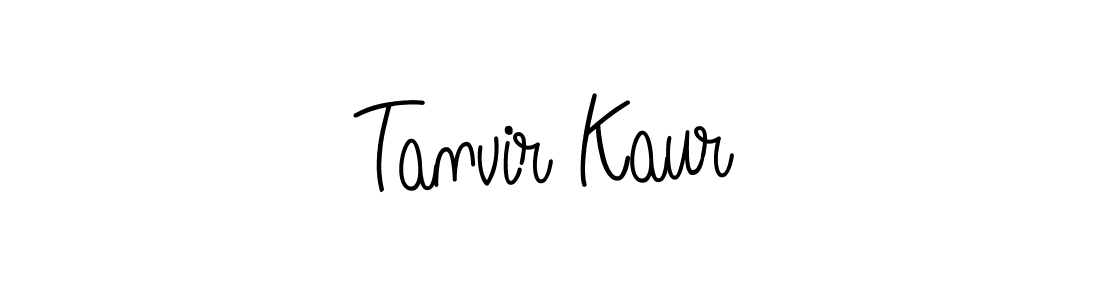 How to make Tanvir Kaur signature? Angelique-Rose-font-FFP is a professional autograph style. Create handwritten signature for Tanvir Kaur name. Tanvir Kaur signature style 5 images and pictures png