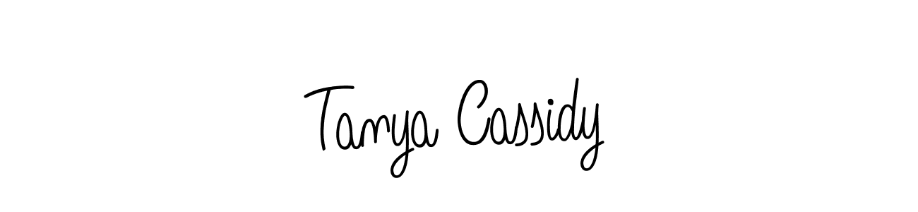 Make a short Tanya Cassidy signature style. Manage your documents anywhere anytime using Angelique-Rose-font-FFP. Create and add eSignatures, submit forms, share and send files easily. Tanya Cassidy signature style 5 images and pictures png