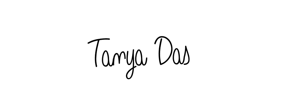 The best way (Angelique-Rose-font-FFP) to make a short signature is to pick only two or three words in your name. The name Tanya Das include a total of six letters. For converting this name. Tanya Das signature style 5 images and pictures png