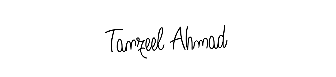 Make a short Tanzeel Ahmad signature style. Manage your documents anywhere anytime using Angelique-Rose-font-FFP. Create and add eSignatures, submit forms, share and send files easily. Tanzeel Ahmad signature style 5 images and pictures png