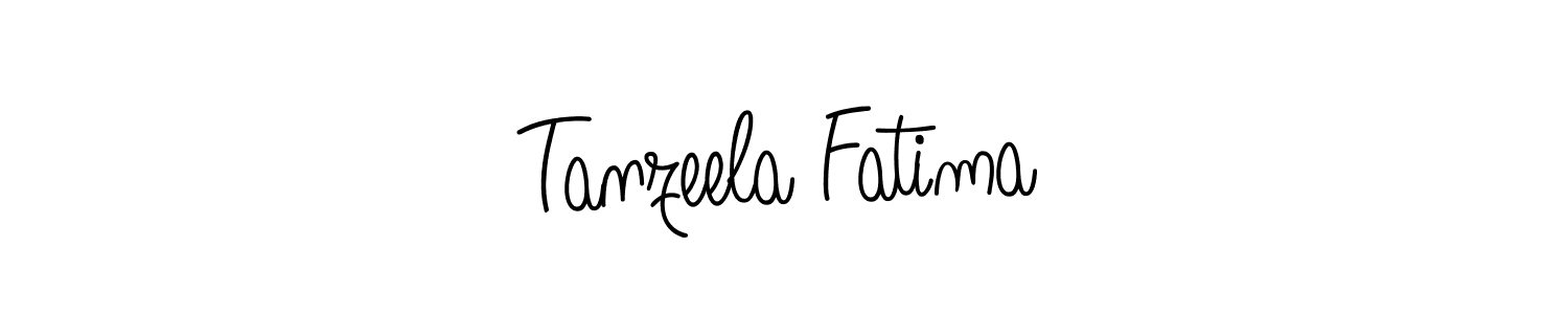 How to Draw Tanzeela Fatima signature style? Angelique-Rose-font-FFP is a latest design signature styles for name Tanzeela Fatima. Tanzeela Fatima signature style 5 images and pictures png