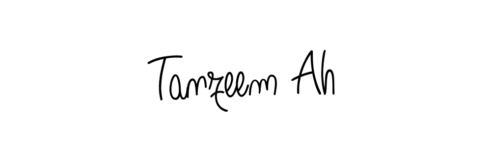 The best way (Angelique-Rose-font-FFP) to make a short signature is to pick only two or three words in your name. The name Tanzeem Ah include a total of six letters. For converting this name. Tanzeem Ah signature style 5 images and pictures png