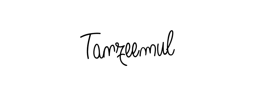 Design your own signature with our free online signature maker. With this signature software, you can create a handwritten (Angelique-Rose-font-FFP) signature for name Tanzeemul. Tanzeemul signature style 5 images and pictures png