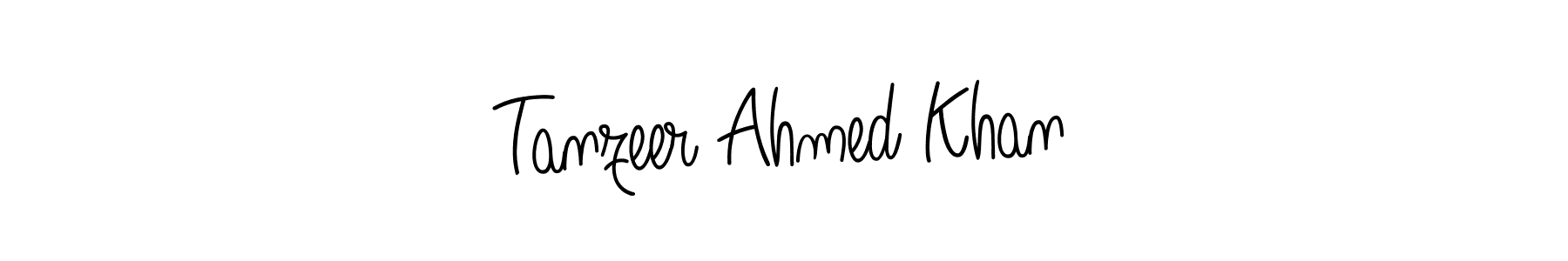 Also You can easily find your signature by using the search form. We will create Tanzeer Ahmed Khan name handwritten signature images for you free of cost using Angelique-Rose-font-FFP sign style. Tanzeer Ahmed Khan signature style 5 images and pictures png