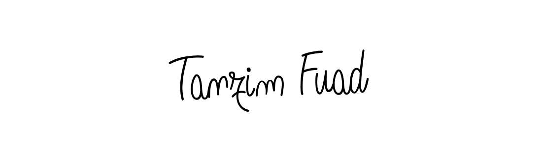 How to make Tanzim Fuad name signature. Use Angelique-Rose-font-FFP style for creating short signs online. This is the latest handwritten sign. Tanzim Fuad signature style 5 images and pictures png