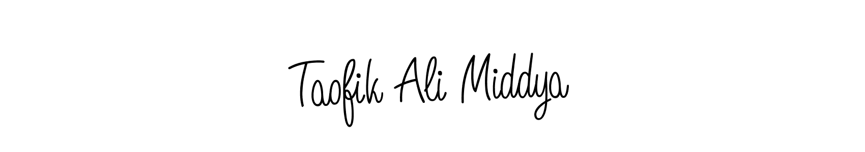 This is the best signature style for the Taofik Ali Middya name. Also you like these signature font (Angelique-Rose-font-FFP). Mix name signature. Taofik Ali Middya signature style 5 images and pictures png