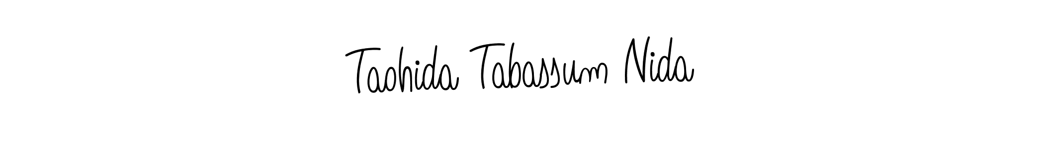 See photos of Taohida Tabassum Nida official signature by Spectra . Check more albums & portfolios. Read reviews & check more about Angelique-Rose-font-FFP font. Taohida Tabassum Nida signature style 5 images and pictures png