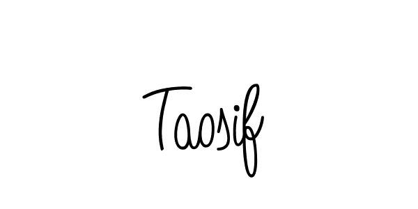 Taosif stylish signature style. Best Handwritten Sign (Angelique-Rose-font-FFP) for my name. Handwritten Signature Collection Ideas for my name Taosif. Taosif signature style 5 images and pictures png