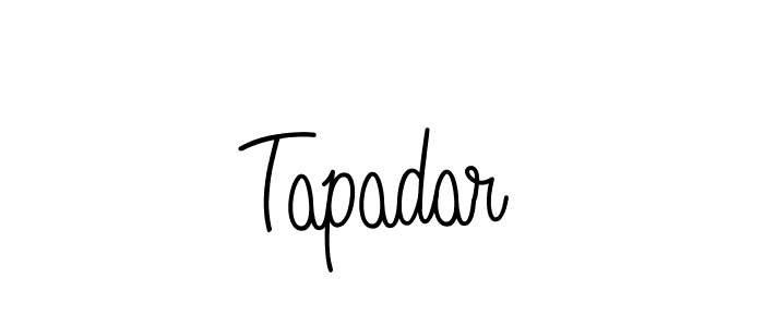 Design your own signature with our free online signature maker. With this signature software, you can create a handwritten (Angelique-Rose-font-FFP) signature for name Tapadar. Tapadar signature style 5 images and pictures png