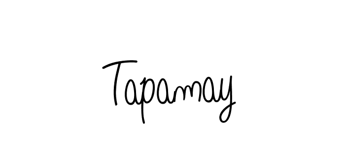 Make a beautiful signature design for name Tapamay. With this signature (Angelique-Rose-font-FFP) style, you can create a handwritten signature for free. Tapamay signature style 5 images and pictures png