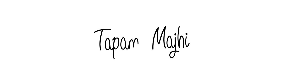 Design your own signature with our free online signature maker. With this signature software, you can create a handwritten (Angelique-Rose-font-FFP) signature for name Tapan  Majhi. Tapan  Majhi signature style 5 images and pictures png