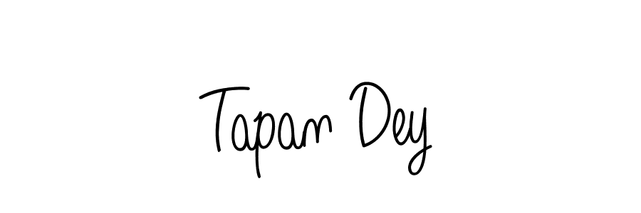 Design your own signature with our free online signature maker. With this signature software, you can create a handwritten (Angelique-Rose-font-FFP) signature for name Tapan Dey. Tapan Dey signature style 5 images and pictures png