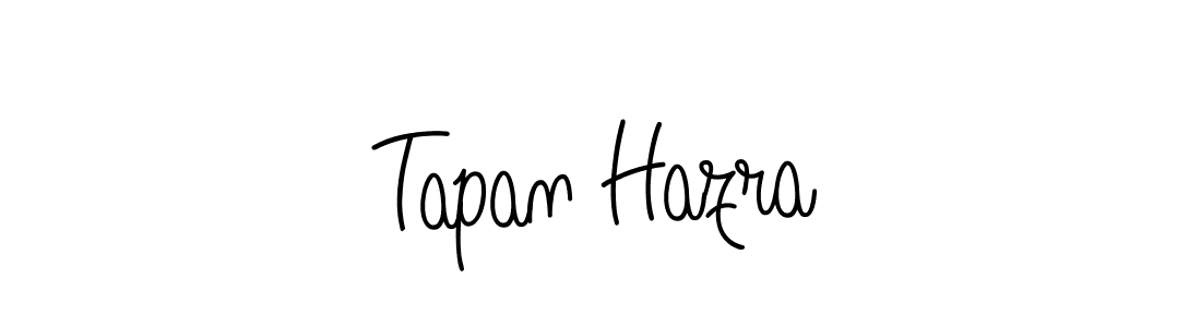 The best way (Angelique-Rose-font-FFP) to make a short signature is to pick only two or three words in your name. The name Tapan Hazra include a total of six letters. For converting this name. Tapan Hazra signature style 5 images and pictures png
