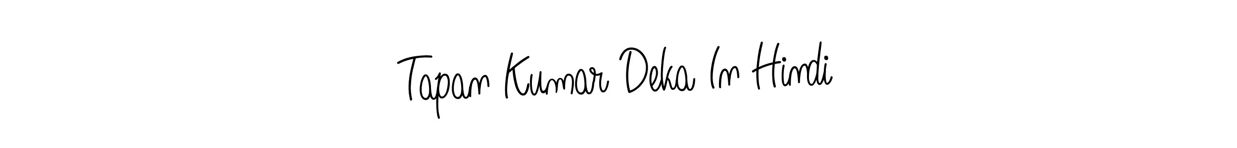 Also we have Tapan Kumar Deka In Hindi name is the best signature style. Create professional handwritten signature collection using Angelique-Rose-font-FFP autograph style. Tapan Kumar Deka In Hindi signature style 5 images and pictures png