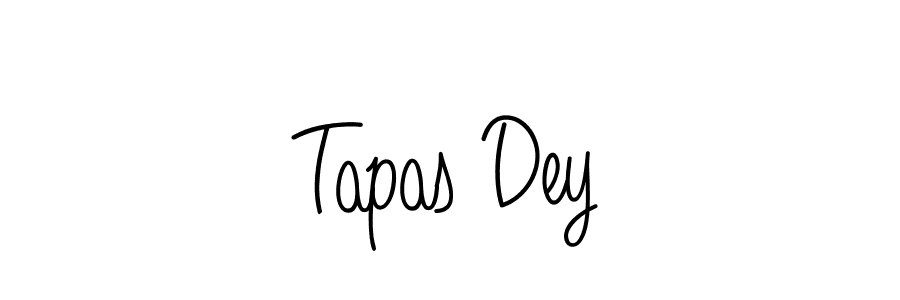 You should practise on your own different ways (Angelique-Rose-font-FFP) to write your name (Tapas Dey) in signature. don't let someone else do it for you. Tapas Dey signature style 5 images and pictures png