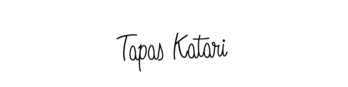 The best way (Angelique-Rose-font-FFP) to make a short signature is to pick only two or three words in your name. The name Tapas Katari include a total of six letters. For converting this name. Tapas Katari signature style 5 images and pictures png