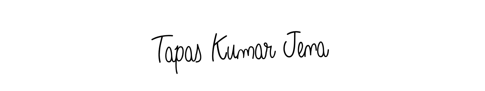 Tapas Kumar Jena stylish signature style. Best Handwritten Sign (Angelique-Rose-font-FFP) for my name. Handwritten Signature Collection Ideas for my name Tapas Kumar Jena. Tapas Kumar Jena signature style 5 images and pictures png