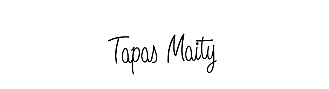 Tapas Maity stylish signature style. Best Handwritten Sign (Angelique-Rose-font-FFP) for my name. Handwritten Signature Collection Ideas for my name Tapas Maity. Tapas Maity signature style 5 images and pictures png